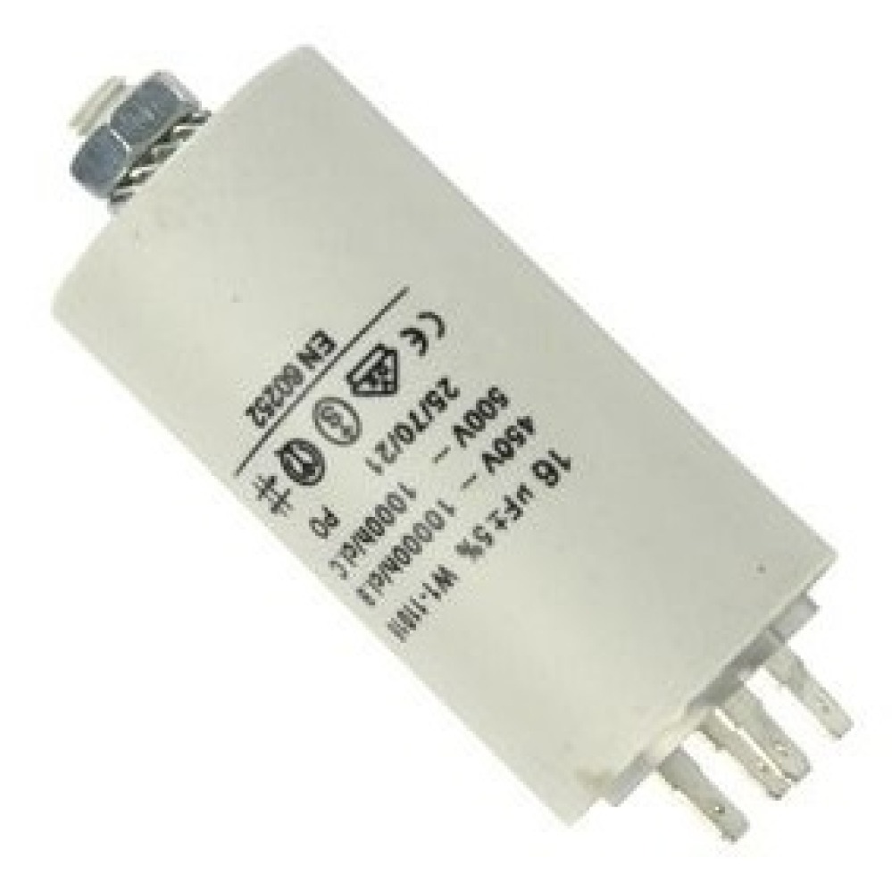 Condensador 16 mf micro farad 450v 50 60 hz condensador de arranque motor universal a borne am w1 11016