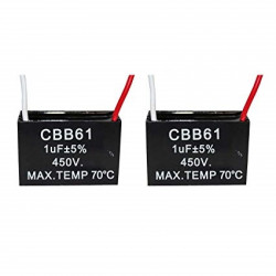 2 capacitor CBB61 450V 1UF...