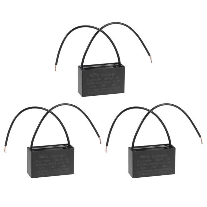 CBB61 Metallized Capacitor for Motor Start-up Ceiling Fan 500VAC 8uF 8mf