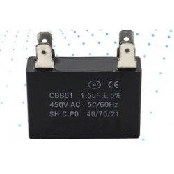 capacitor CBB61 450V 1.5UF fan exhaust fan capacitor capacitance capacitors 2uF