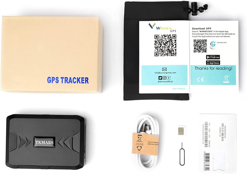 GPS Tracker TK916 Con SIM Integrata, 10000mAh, Standby 120 Giorni, Impermeabile, Allarmi In Tempo Reale