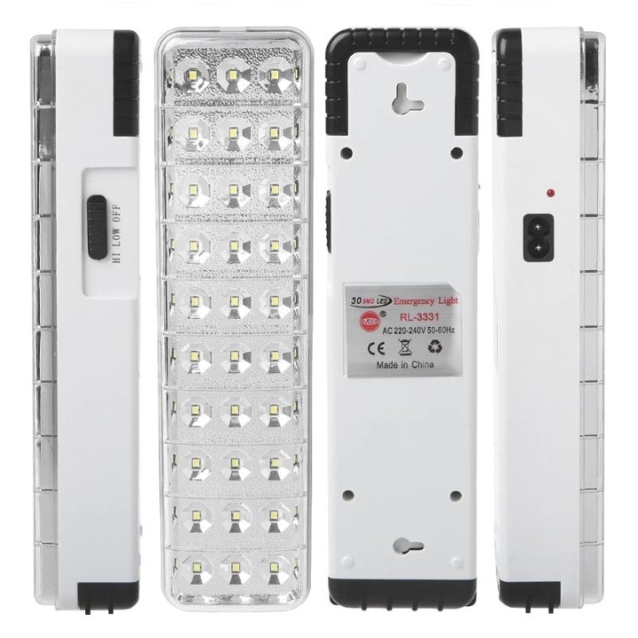 Rechargeable lighting lamp 30 leds 800LM autonomy 3 to 6h 4W backup battery 1000mAh 110-220v rL-3331