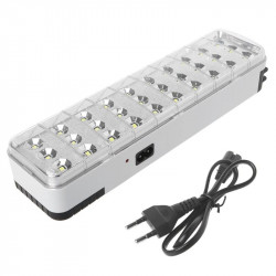 Lampe eclairage rechargeable 30 led 800LM autonomie 3 a 6h 4W batterie secour 1000mAh 220v rL-3331