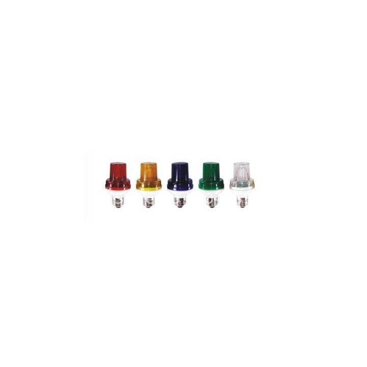Mini lámpara estroboscópica, verde 1w 10 led, casquillo e27