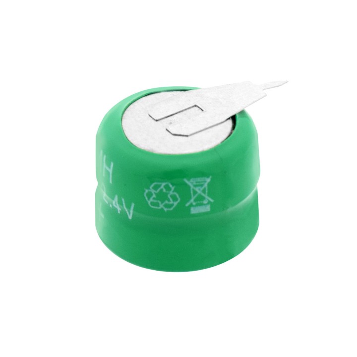 Batterie nimh 2.4v 80mah pour Programmateur hebdomadaire digital ecouteur 2 pin a souder