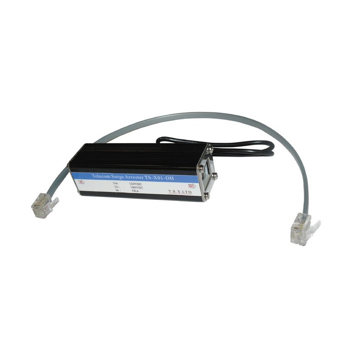 Rj11 linea di pompaggio telefonica come un fax / modem / adsl 3ka scaricatore di sovratensione telefono 110v