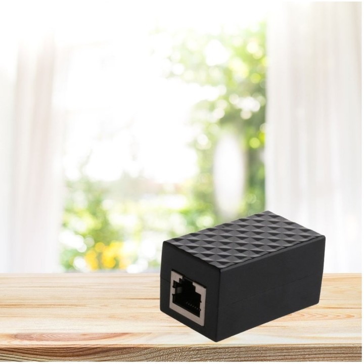 RJ45 LAN Adapter Ethernet Network Arrester Surge Protector Lightning Arrester Shielded Aluminum