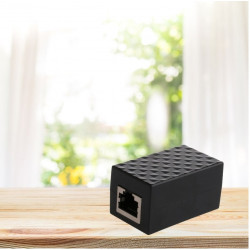 RJ45 LAN Adapter Ethernet Network Arrester Surge Protector Lightning Arrester Shielded Aluminum