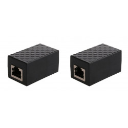 Adattatore LAN RJ45 Rete Ethernet Scaricatore di sovratensioni Scaricatore di sovratensioni Schermo in lega di alluminio