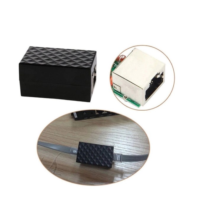 Parafoudre Parasurtenseur Parafoudre Blindé RJ45 LAN Adaptateur Ethernet Réseau
