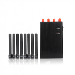 Jammer portatile GSM Wave Jammer 8 antenne blocker 2G 3G 4G 5G WiFi 2.4G 5.8G gps smartphone