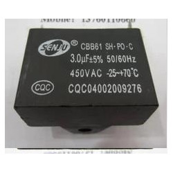 CBB61 450V 3UF ventilatore aria condizionata ventilatore iniziare inserti condensatore di capacità