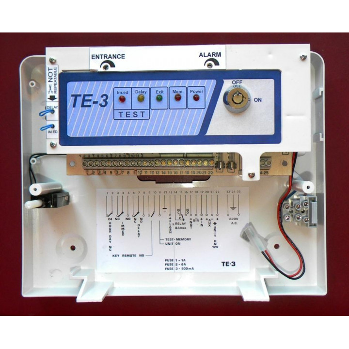 3 zonen alarmzentrale 220vac elektronikgerat alarmanlage alarmzentrale sicherheitsprodukte 3i - 1