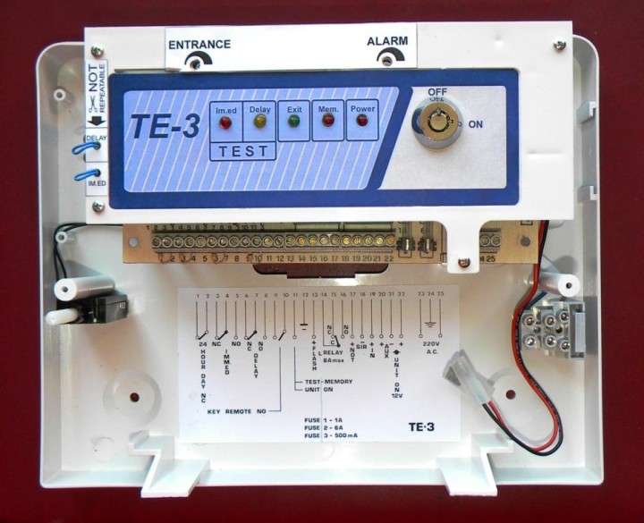 3 zonen alarmzentrale 220vac elektronikgerat alarmanlage alarmzentrale sicherheitsprodukte 3i - 1
