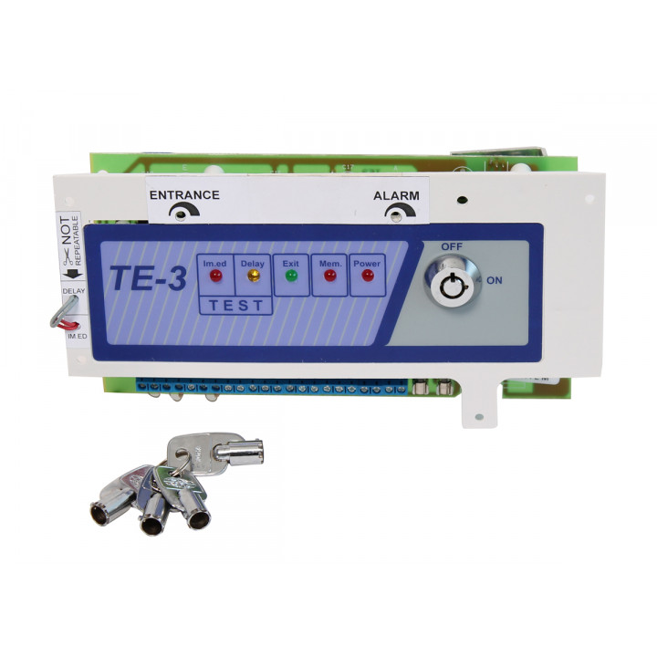 Electronic circuit for burglar alarm central electronic te3n 3i - 3
