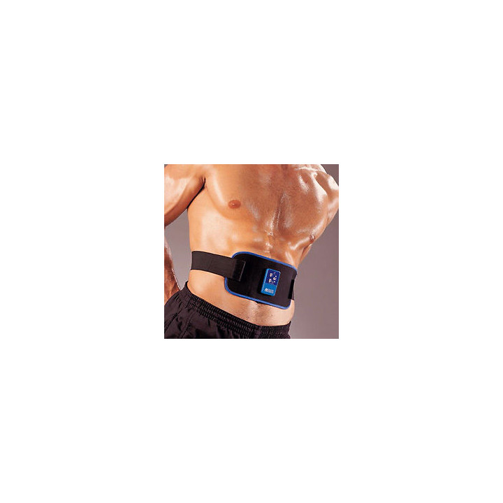 Dispositivo di stimolazione muscolare electro dimagrante cintura dimagrante gel fitness massaggio sport jr international - 3