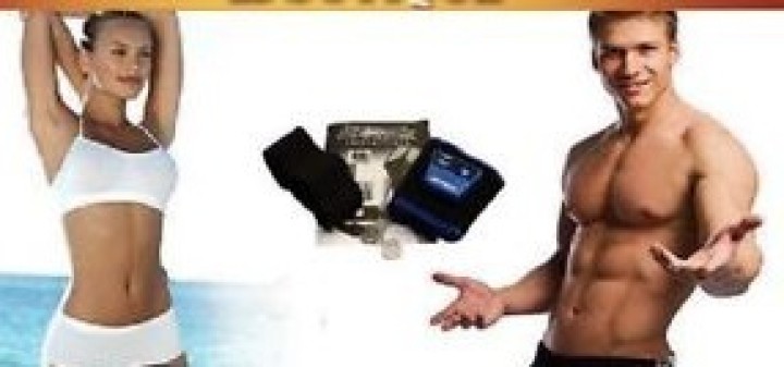 Dispositivo di stimolazione muscolare electro dimagrante cintura dimagrante gel fitness massaggio sport jr international - 2