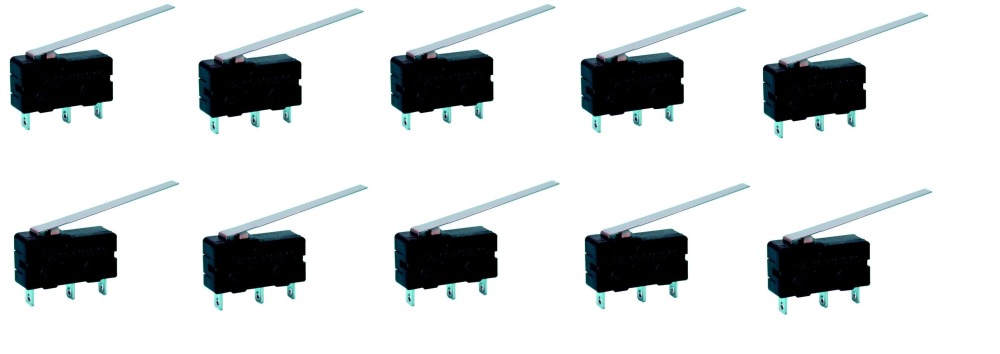 10 Selbstschutzender kontakt 3a 220vac langer hebel sicherheitstechnik kontakte sicherheitstechnik kontakte