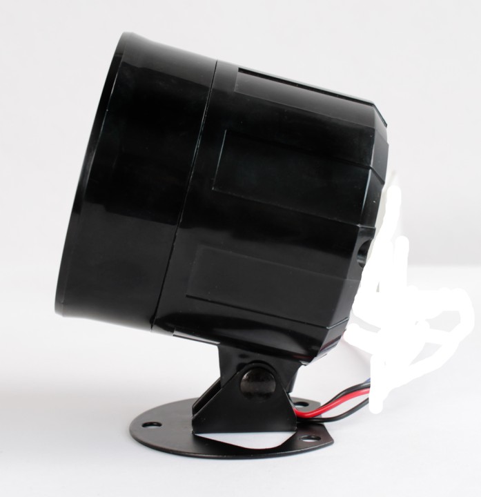 Sirena alarma 120db 12vcc 10w parlante jr international - 1