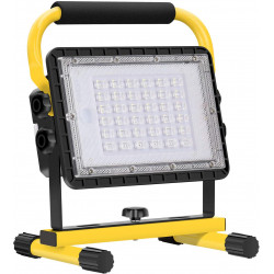 Wiederaufladbares LED Flutlicht 60W 20800mAh Akku Arbeitslicht Sicherheitslicht Wasserdicht Baustelle Werkstatt Garage