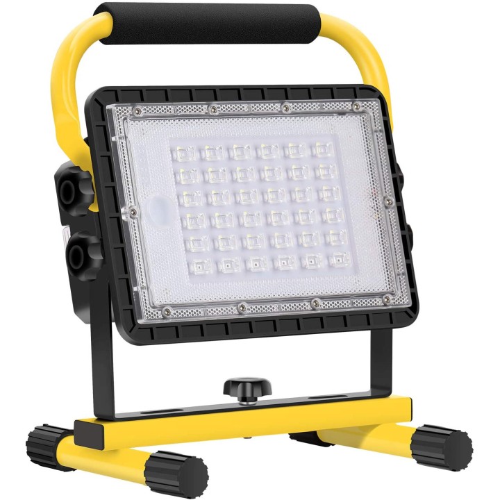 Rechargeable LED Flood Light 60W 20800mAh Battery Working Light Safety Light Waterproof Construction Site Workshop