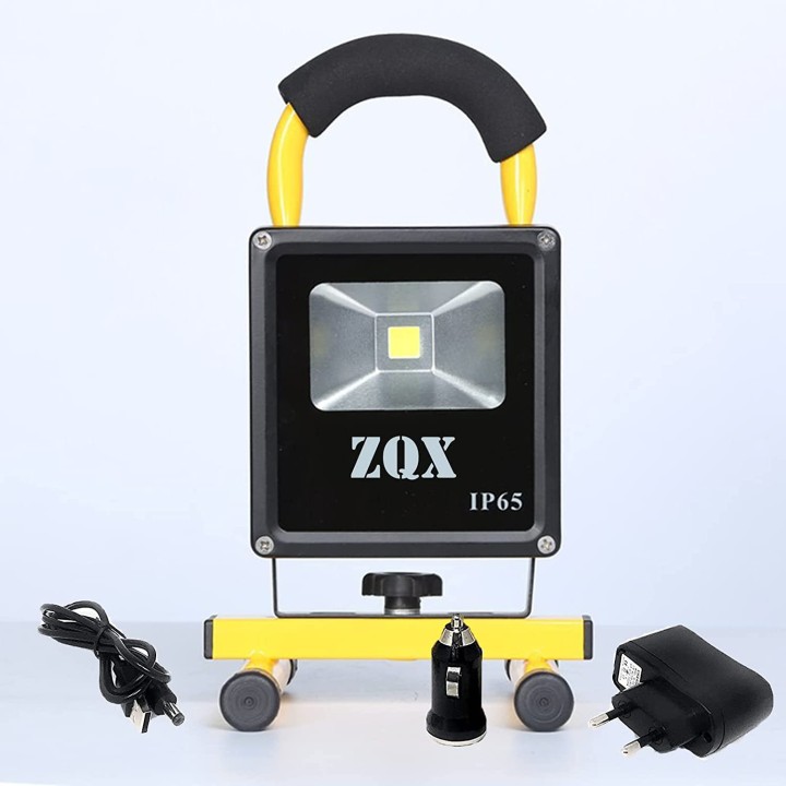 10W USB Rechargeable LED Spotlight Portable Lighting Spotlight, IP65 Waterproof 360° Rotation Lamp