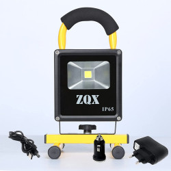 Proyector de iluminación portátil con proyector LED recargable USB de 10 W, lámpara de rotación de 360 ​​° a prueba de agua IP65