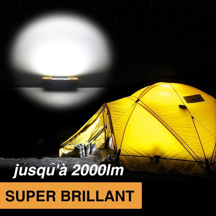 30W USB Rechargeable LED Spotlight Portable Lighting Spotlight, IP65 Waterproof 360° Rotation Lamp