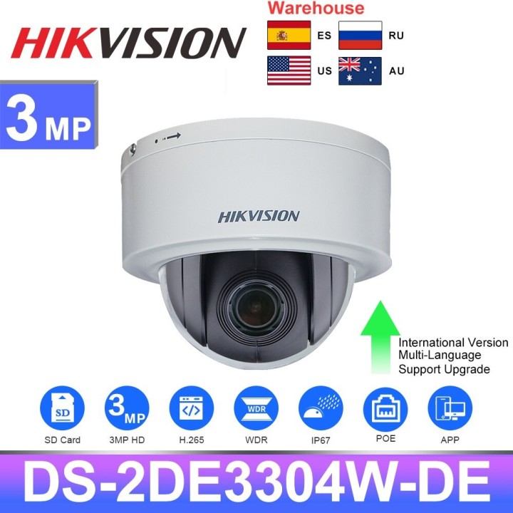 1 cámaras rs485 MP POE Red IP Minidomo 4X Zoom PTZ Audio bidireccional IK10 iVMS Tarjeta SD