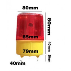 Luz de advertencia de tráfico con energía solar Señal de seguridad Cono Faro Alarma Torre de la lámpara Luz colgante Constr