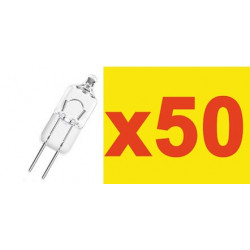 50 lampadina alogena g4 12v 5w luce luci linea jc hq di lampada lampada g4/5hq h032hq
