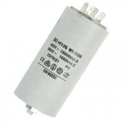 Capacitor 50.0uf / 450 v + earth