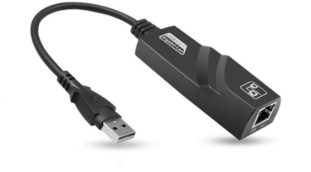 Adaptateur USB Ethernet Gigabit USB 3.0 vers RJ45 à 1000 Mbps Compatible avec Switch, pour ordinateur portable