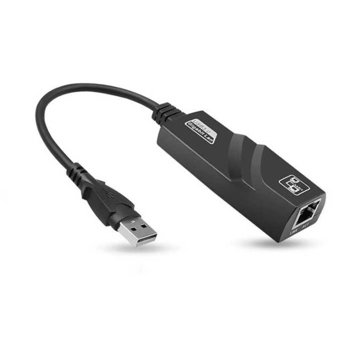 Adattatore USB da USB 3.0 a RJ45 1000Mbps Gigabit Ethernet compatibile con Switch, per laptop
