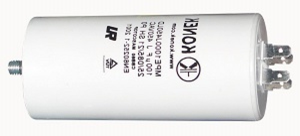 Condensador 100 mf micro farad 450v 50 60 hz condensador de arranque motor universal a borne am w1 11008