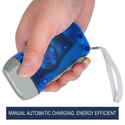 Dynamo torch light lighting free 3 led economic renewable energy lag006.5107