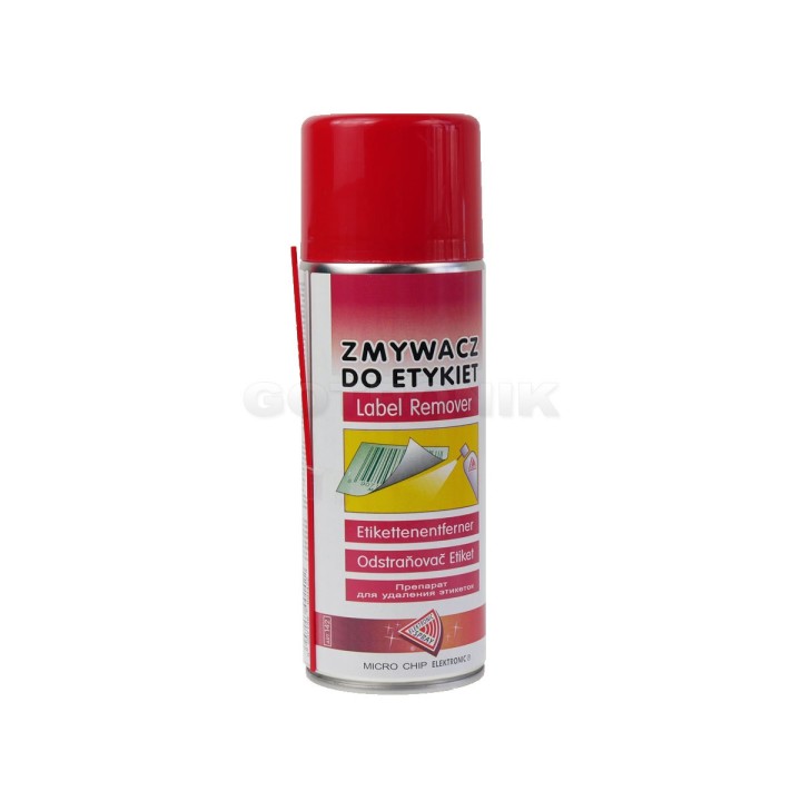 Label remover 400ml stripper Removes all adhesive, laminated or paper labels