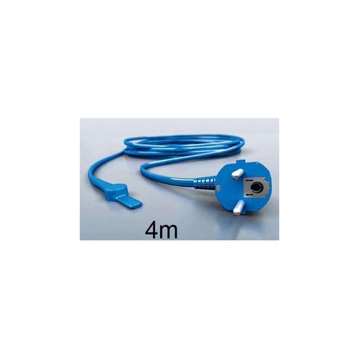 4m antifreeze electric heating cable cord aquacable-4 pipe frost protection with water hose thermostat jr international - 7