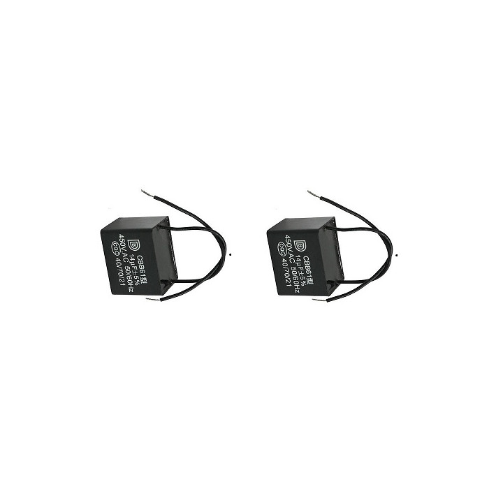 2 X Metallized Polypropylene Capacitor CBB61 14uf 450VAC 50/60Hz