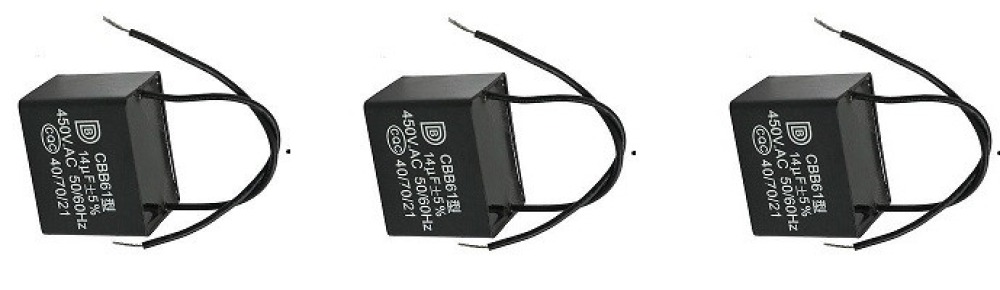 2 CBB61 14uF AC 500V rettangolo non polari del motore Run condensatore