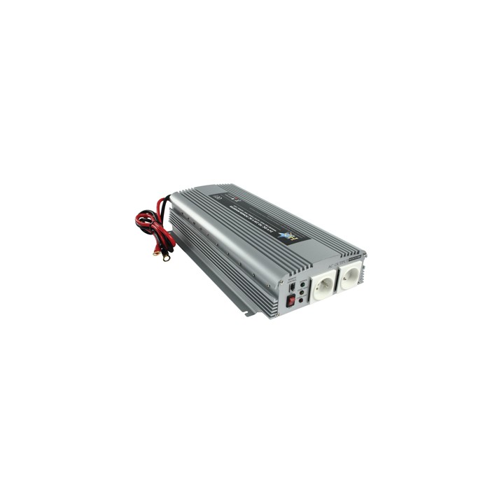 Convertdor de tension 1700w 3000w crete 24v hacia 220v sinusoide modificada 24vcc salida 230vca 230v