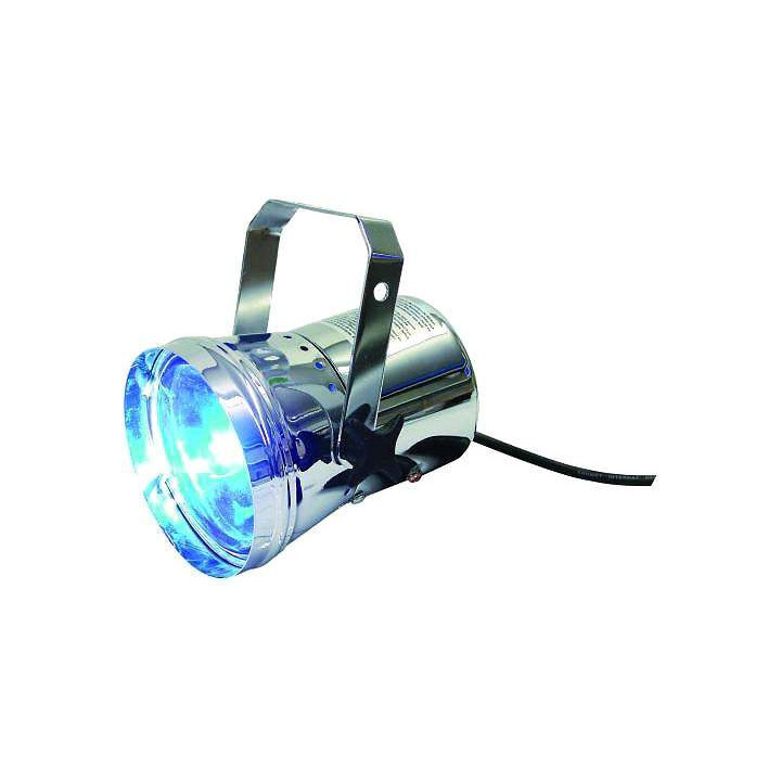 Projecteur eclairage par36 chrome vlp36c 220v 230v culot G53 dimensions: Ø 120x165mm ampoule: 4515 (non incl.)