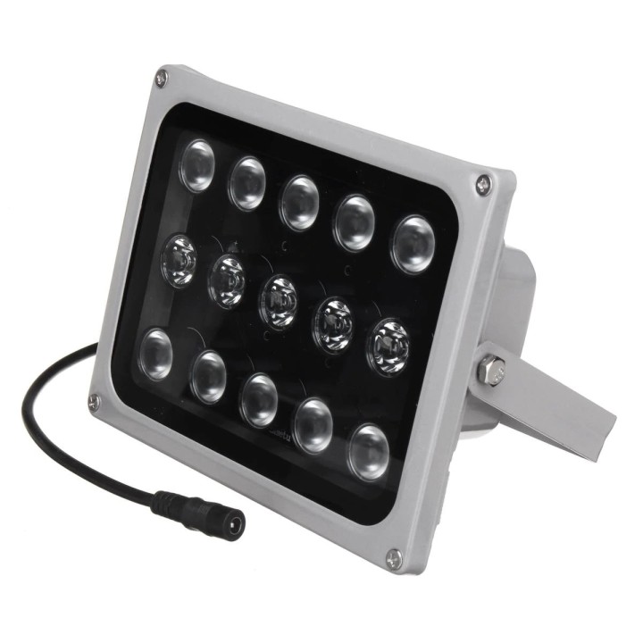 Waterproof Infrared Projector IP65 12v 15 LED Illuminator Light Lamp Night Vision CCTV