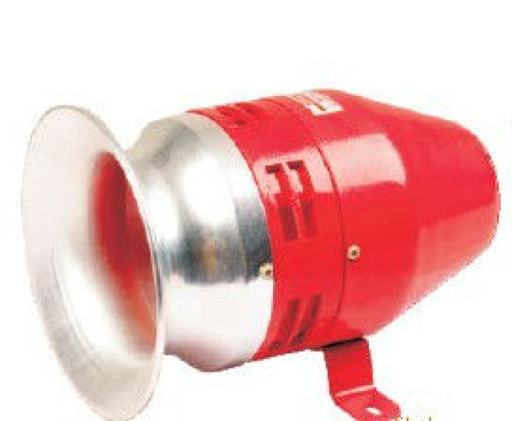 Sirena a turbina 220vca 25w 1500m 120db sistema allarme sonoro elettromeccanico merry tools hk - 6