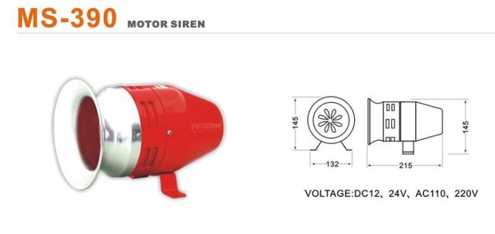 Turbinesirene 120db 220vac 1.8a 1500m elektromechanische sirene zubehor fur alarmanlage alarmsirene alarmsirenen elektromechanis