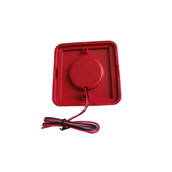 Sirena electrónica de alarma 24v 30ma rojo 95db ty-106-1 sistema de alarma contra incendios 15-30vdc velleman - 1