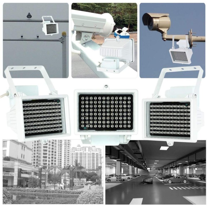 Infrared light projector 96 LED 60m illuminator night vision waterproof exterior lighting