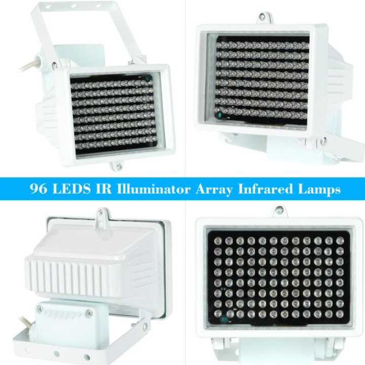 Infrared light projector 96 LED 60m illuminator night vision waterproof exterior lighting
