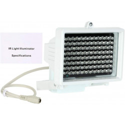 Proiettore a raggi infrarossi 96 LED 60m illuminatore illuminazione notturna impermeabile per esterni