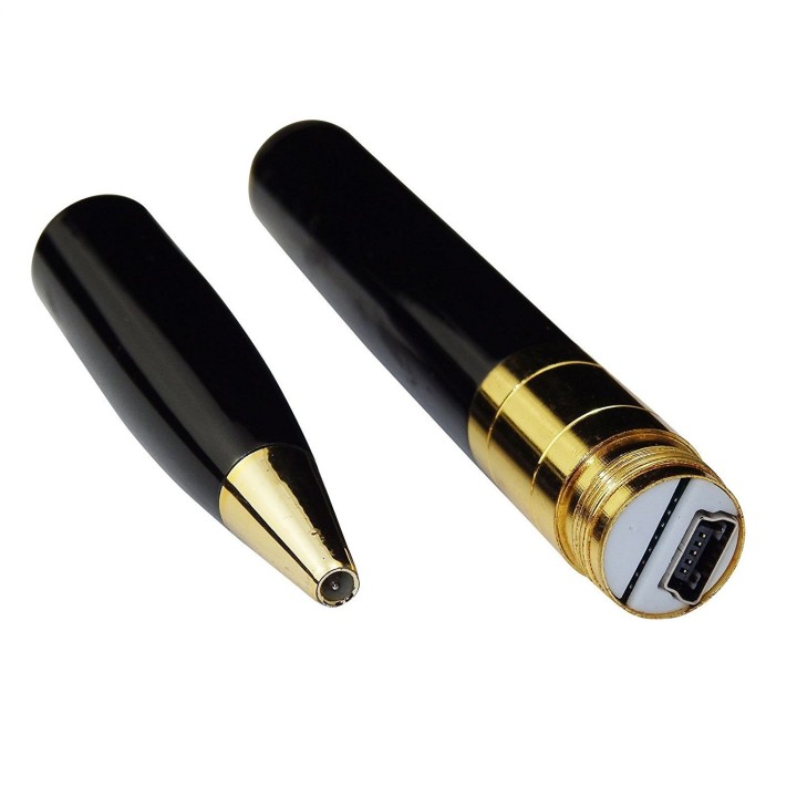 Pluma espía cámara de vídeo grabadora de audio max 16gb monitoreo discreto espionaje jr international - 1
